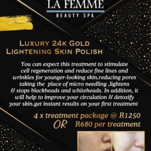 Beautiful Luxury 24K Gold Whitening Treatment Package – 4 Sessions